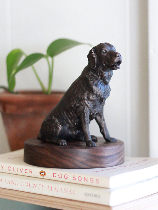 Custom Heirloom Pet Sculpture | stand-alone memorial