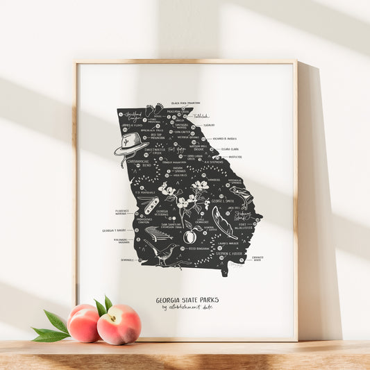 Georgia State Parks Art Print