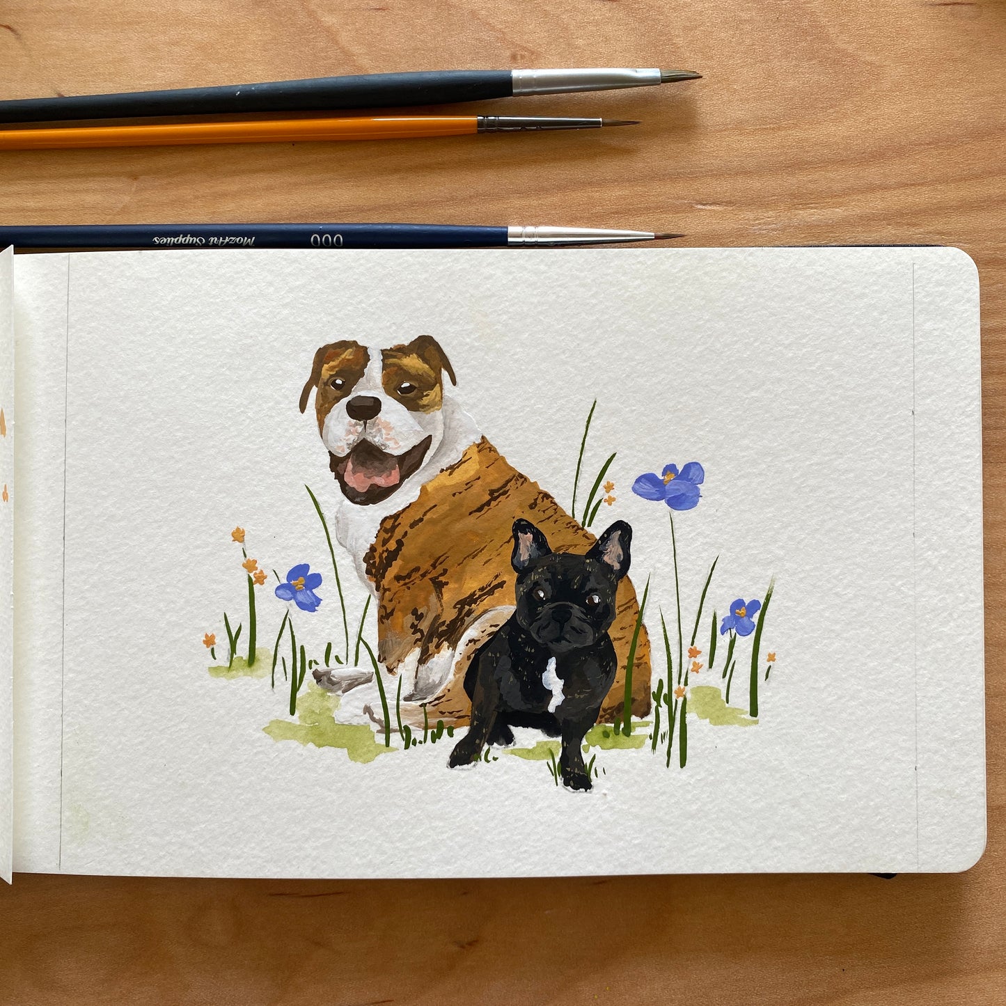 Wildflower Pet Portrait
