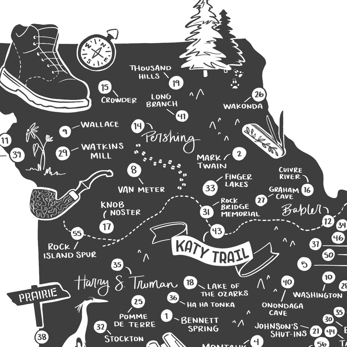 Missouri State Parks Art Print