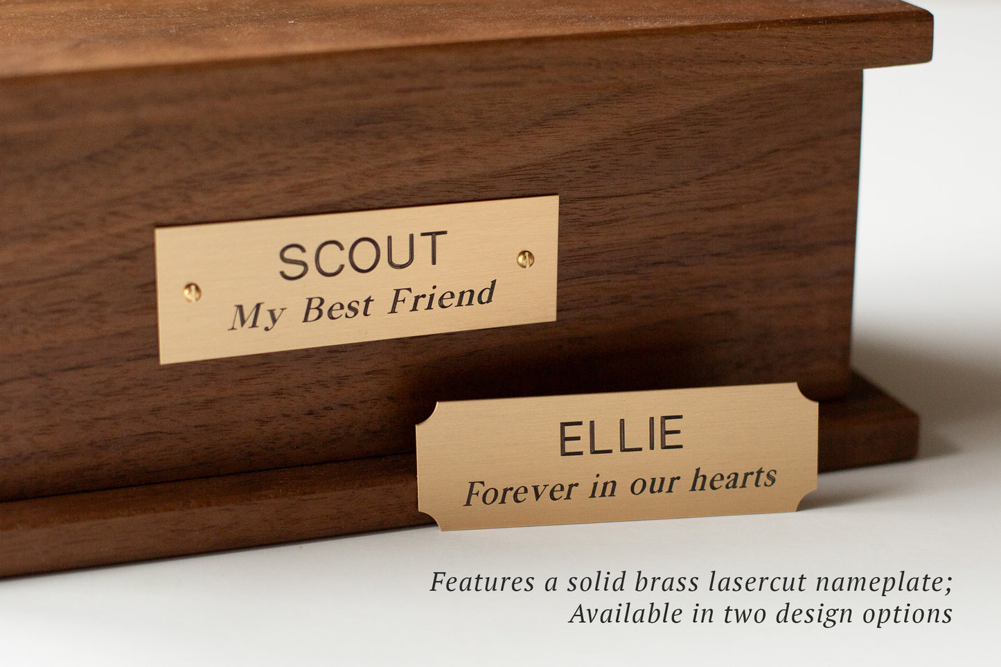 Custom Dog Sculpture Wooden Urn Box