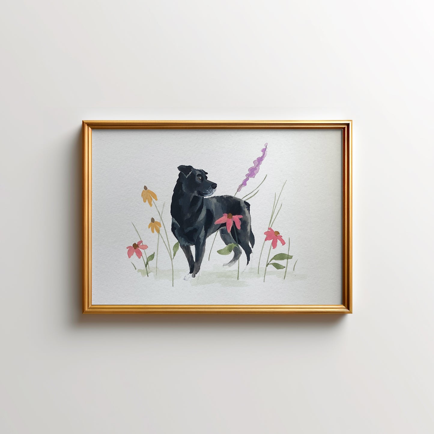 Wildflower Pet Portrait
