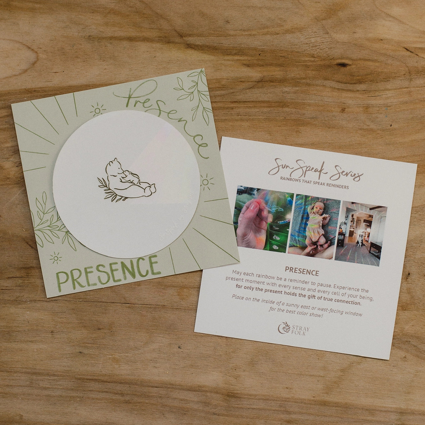 Presence Suncatcher Sticker