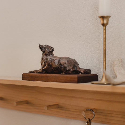 Custom Dog Sculpture Memorial